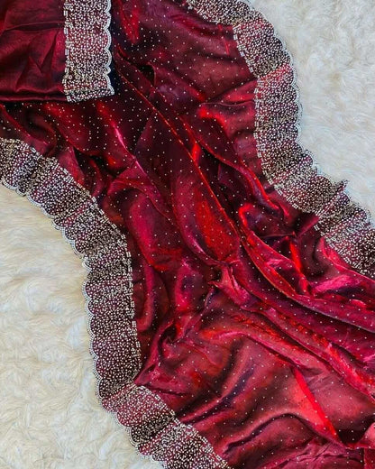 Georgette Sharee with Blouse Piece