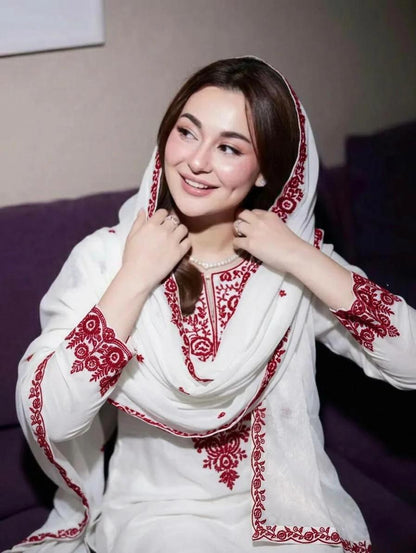 Embroidery Readymade Three Piece