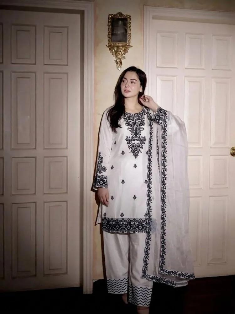 Embroidery Readymade Three Piece